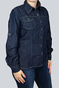 CAMISETE FEMININO JEANS BLUE