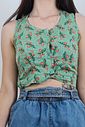 Blusa Cropped Primavera Pretty Girl Blusa Cropped Primavera Pretty Girl