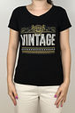 T-shirt Preta Vintage