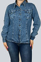 CAMISETE FEMININO JEANS BLUE CAMISETE FEMININO JEANS BLUE