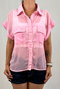 CAMISETE FEMININO VOIL ROSA