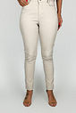 CALÇA BEGE CIGARRETE COLOR SKINNY JEANS