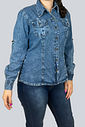 CAMISETE FEMININO JEANS BLUE CAMISETE FEMININO JEANS BLUE