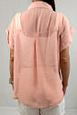 CAMISETE FEMININO VOIL ROSA ANTIGO
