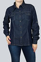 CAMISETE FEMININO JEANS BLUE