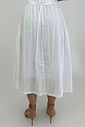 SAIA MIDI OFF WHITE LUREX PAMELA PRETTY GIRL