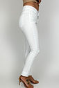 CALÇA BRANCA CIGARRETE COLOR SKINNY JEANS