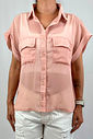 CAMISETE FEMININO VOIL ROSA ANTIGO