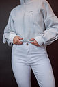 Jaqueta Ferreti Feminina Com Zíper Tami Off White Jaqueta Ferreti Feminina Com Zíper Tami Off White