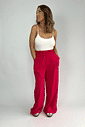 Calça Moletom Wide Leg Feminina Pink Jana Calça Moletom Wide Leg Feminina Pink Jana