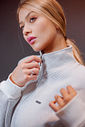 Jaqueta Ferreti Feminina Com Zíper Tami Off White Jaqueta Ferreti Feminina Com Zíper Tami Off White