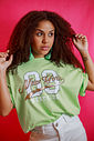 T-Shirt Oversized Feminina Viscolycra 89 New York Verde T-Shirt Oversized Feminina Viscolycra 89 New York Verde