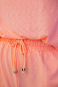 Short Feminino com Recorte Lateral e Bordado Vitta Laranja Neon