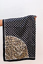 LENÇO - ESTAMPA ANIMAL PRINT PRETO