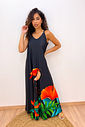 VESTIDO FLUITY - TUCANO FLOR LARANJA