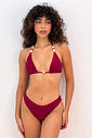 CORTININHA ROMÃ COM CALCINHA TANGA - CARMIM CORTININHA ROMÃ COM CALCINHA TANGA - CARMIM
