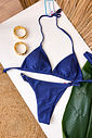 TOP FIXO CANELADO CALCINHA REGULAGEM - AZUL JEANS