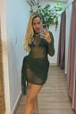 VESTIDO GLOW - VERDE MILITAR