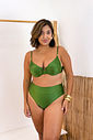 ARO STIL COM CALCINHA HOT PANTS - VERDE MILITAR