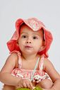 TROPICAL ORANGE - CHAPÉU INFANTIL