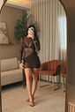 VESTIDO GLOW - MARROM
