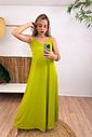 VESTIDO FLUITY - COR PISTASHE