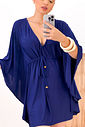 KAFTAN CURTA - AZUL MARINHO KAFTAN CURTA - AZUL MARINHO