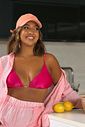 SHORT LISTRADA - ROSA