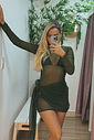 VESTIDO GLOW - VERDE MILITAR