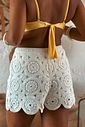 SHORT RENDA - BRANCO