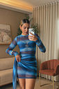 VESTIDO GLOW - DEGRADÊ AZUL
