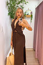 VESTIDO LONGO TRICÔ SAFIRA