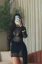 VESTIDO GLOW - PRETO