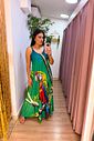VESTIDO FLUITY - FUNDO VERDE ARARA