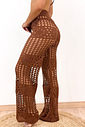CALÇA TRICÔ MARESIA - MARROM
