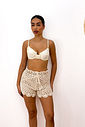 SHORT CROCHÊ SUNSET - OFF WHITE