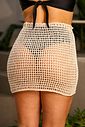 SAIA CROCHÊ CURTA - OFF WHITE SAIA CROCHÊ CURTA - OFF WHITE