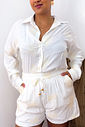 KIT VENEZA CHEMISE + SHORT - OFF WHITE KIT VENEZA CHEMISE + SHORT - OFF WHITE