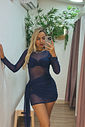 VESTIDO GLOW - AZUL MARINHO