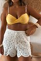 SHORT RENDA - BRANCO