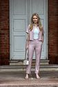 Calça Reta Valerie Blush Pink Calça Reta Valerie Blush Pink