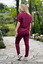 Calça Moletinho Hellen Bordo