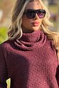 Blusão Tricot Nubia Bordo Blusão Tricot Nubia Bordo