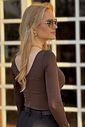 Blusa Maya Marrom Blusa Maya Marrom