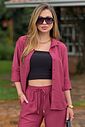 Camisa Erika Summer Bordo Camisa Erika Summer Bordo
