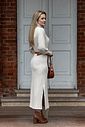 Vestido Tricot Iris Creme Vestido Tricot Iris Creme
