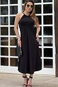 Vestido Carola Midi Preto Vestido Carola Midi Preto