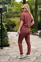 Calça Moletinho Hellen Marrom