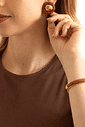 Bracelete Isa Caramelo