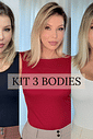 KIT 3 BODIES GOLA HALTER BASIC KIT 3 BODIES GOLA HALTER BASIC